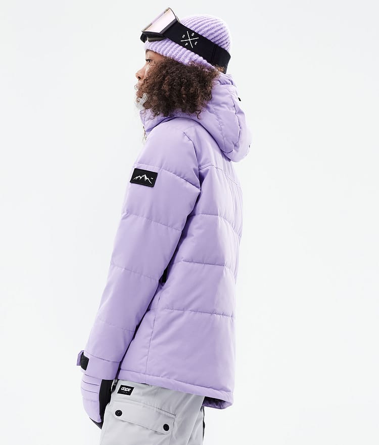 Dope Puffer W 2021 Skijakke Dame Faded Violet, Bilde 2 av 10