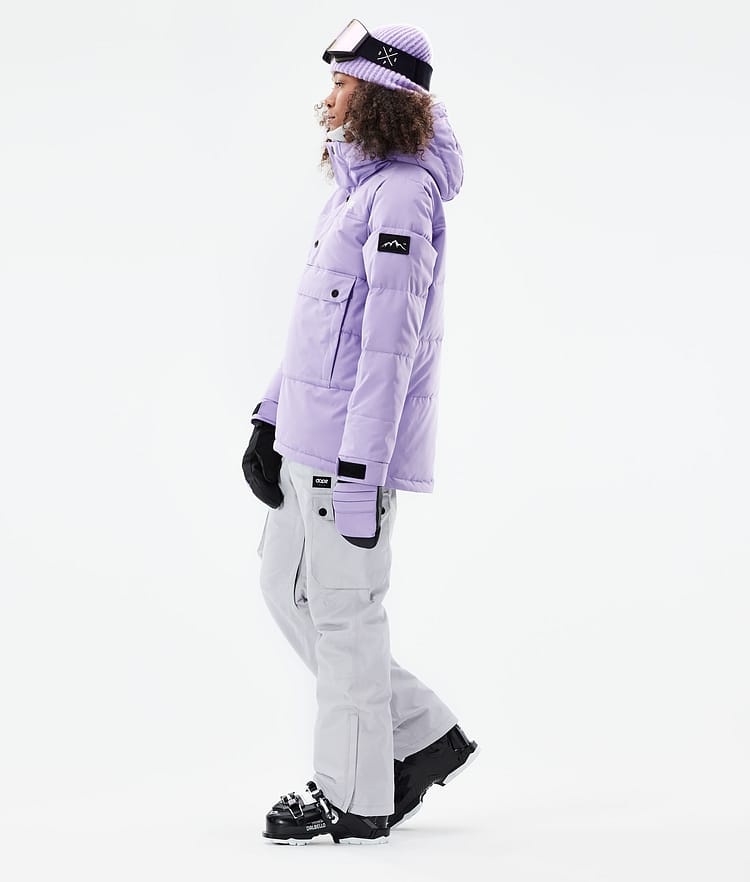 Dope Puffer W 2021 Skijakke Dame Faded Violet, Bilde 5 av 10