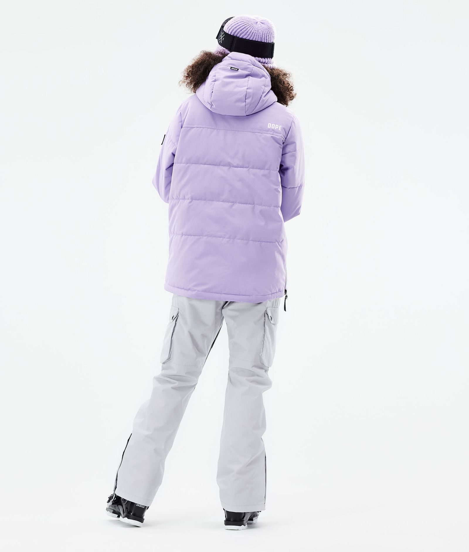 Dope Puffer W 2021 Skijakke Dame Faded Violet, Bilde 6 av 10
