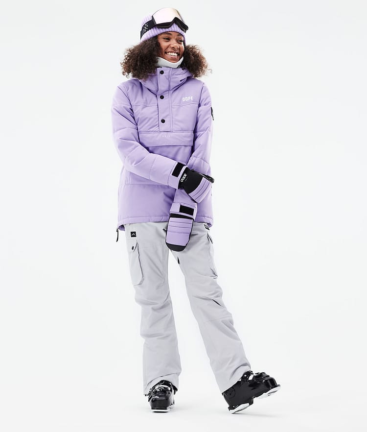 Dope Puffer W 2021 Skijakke Dame Faded Violet, Bilde 7 av 10