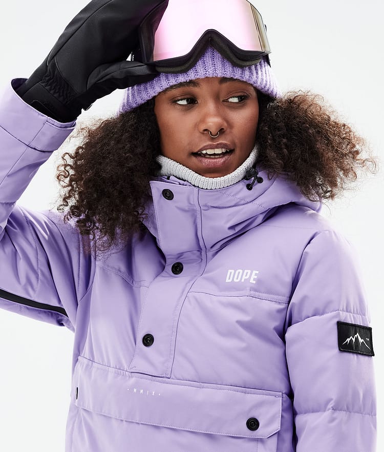 Dope Puffer W 2021 Skijakke Dame Faded Violet, Bilde 8 av 10