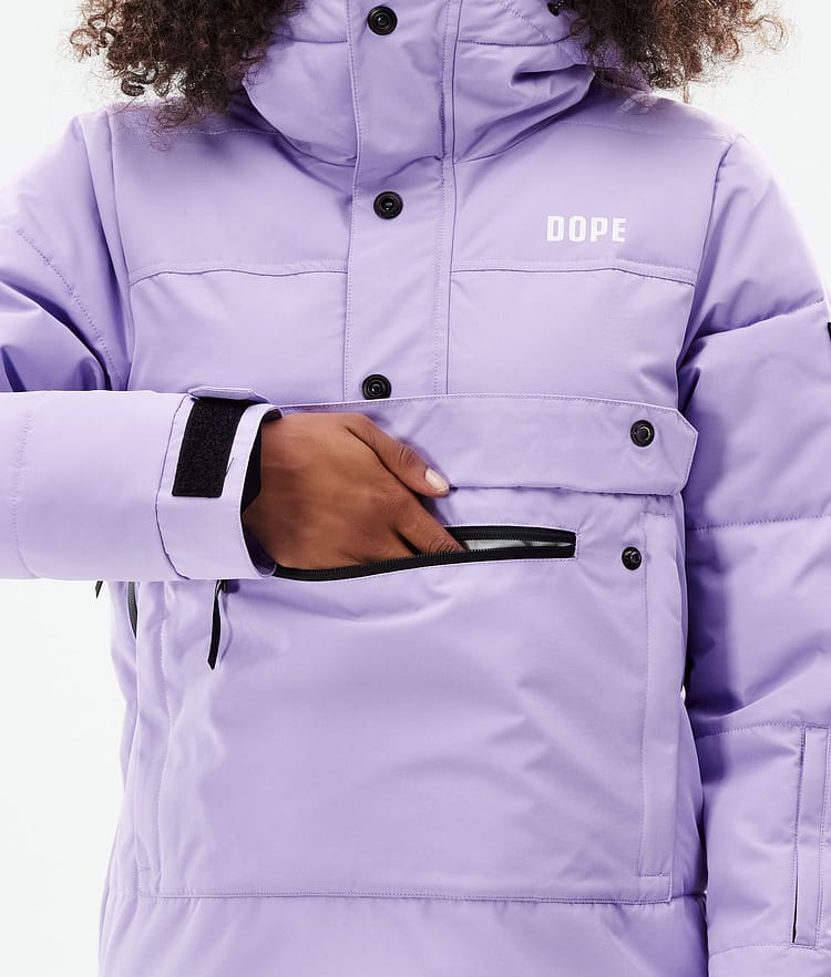 Dope Puffer W 2021 Skijakke Dame Faded Violet, Bilde 10 av 10
