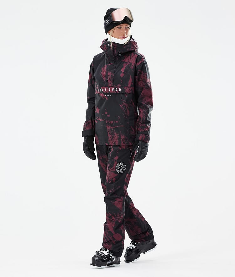 Dope Legacy W 21 Skijakke Dame Paint Burgundy, Image 4 of 10