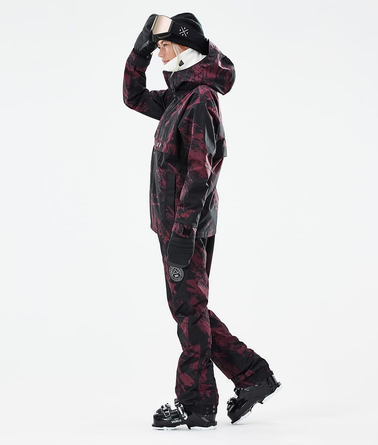 Dope Legacy W 21 Skijakke Dame Paint Burgundy, Image 5 of 10