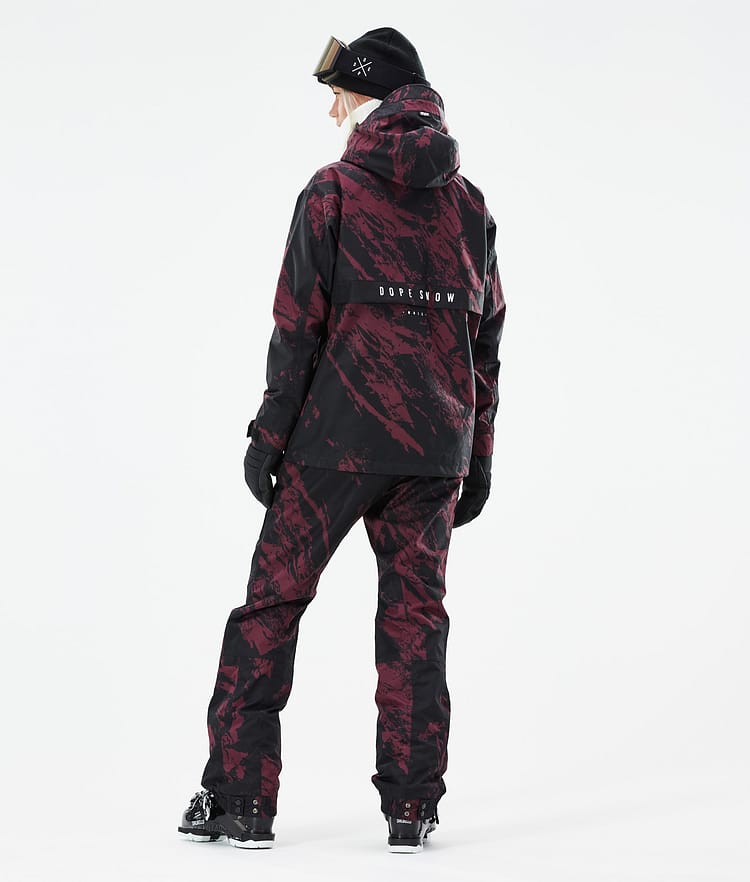 Dope Legacy W 21 Skijakke Dame Paint Burgundy, Image 6 of 10