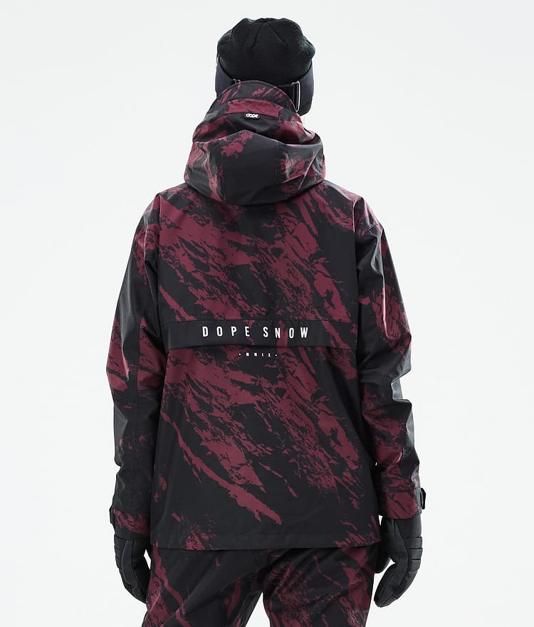 Dope Legacy W 21 Skijakke Dame Paint Burgundy, Image 8 of 10