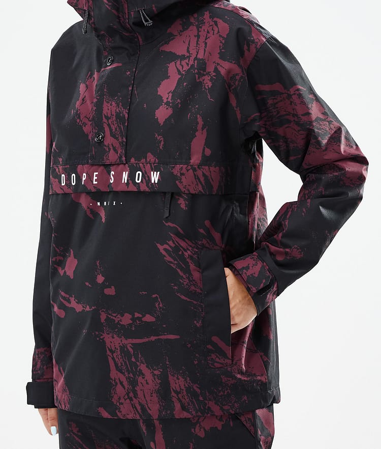 Dope Legacy W 21 Skijakke Dame Paint Burgundy, Image 9 of 10