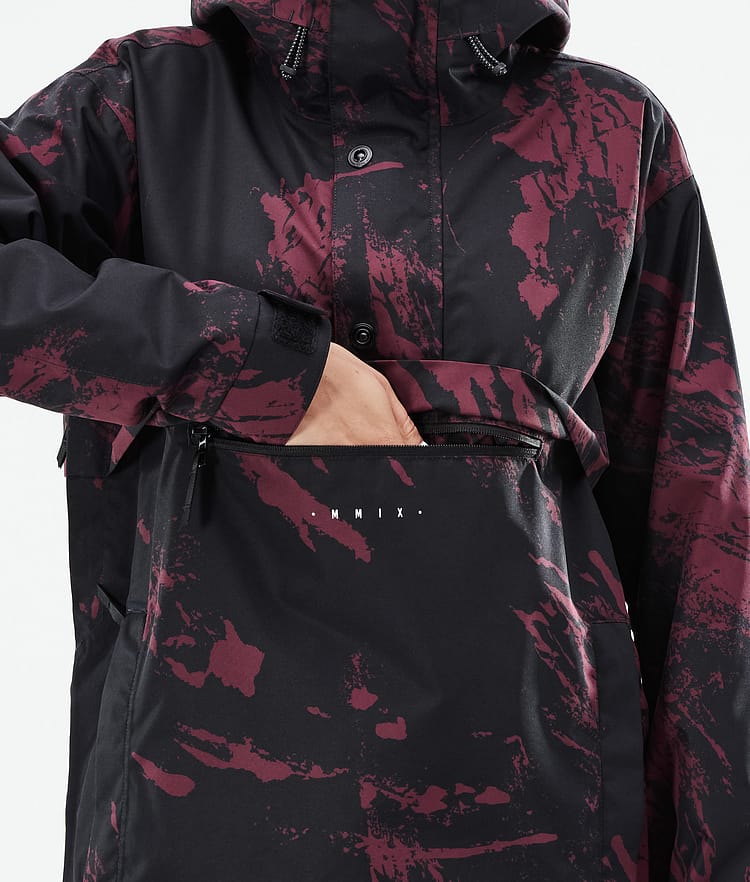 Dope Legacy W 21 Snowboardjakke Dame Paint Burgundy, Image 10 of 10