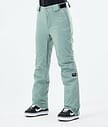 Dope Con W 2021 Snowboardbukse Dame Faded Green
