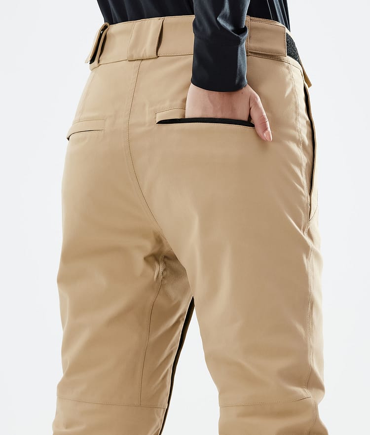 Dope Con W 21 Snowboardbukse Dame Khaki, Image 4 of 5