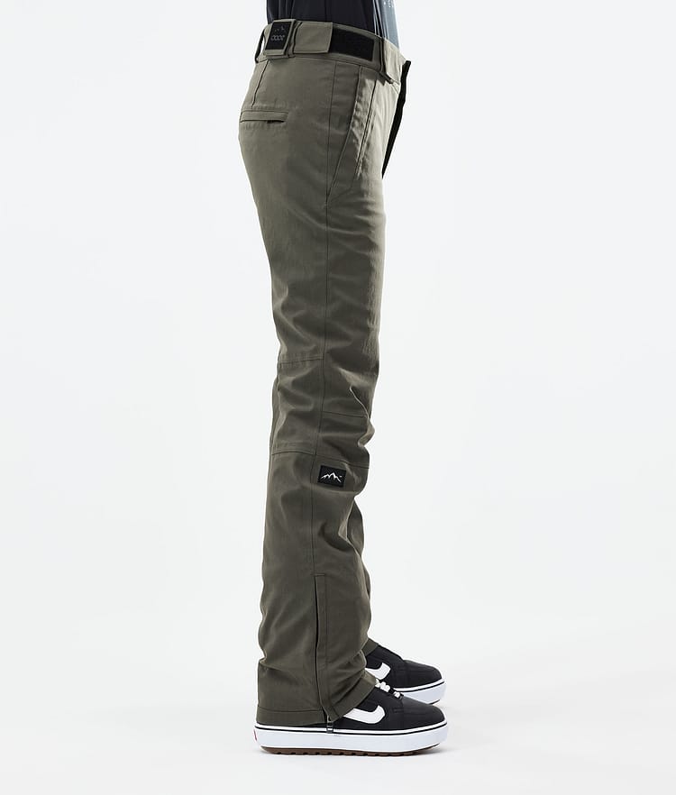 Dope Con W 21 Snowboardbukse Dame Olive Green, Image 2 of 5