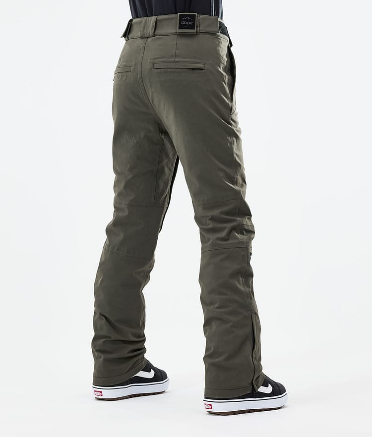 Dope Con W 21 Snowboardbukse Dame Olive Green, Image 3 of 5