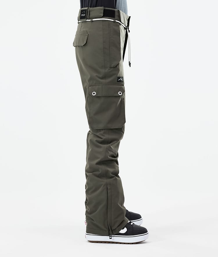Dope Iconic W 21 Snowboardbukse Dame Olive Green, Image 2 of 6