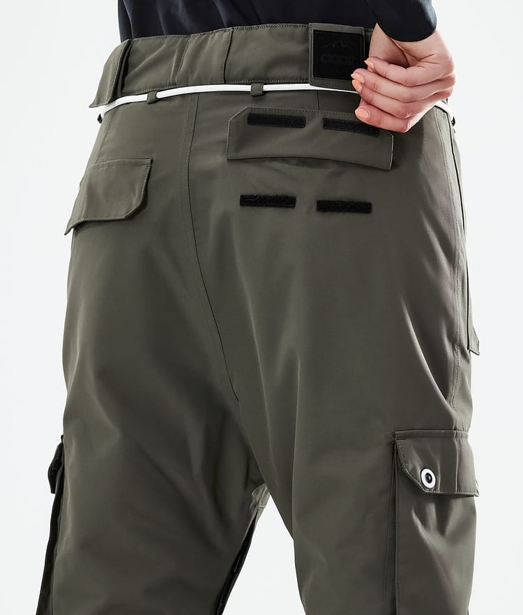 Dope Iconic W 21 Skibukse Dame Olive Green, Image 6 of 6