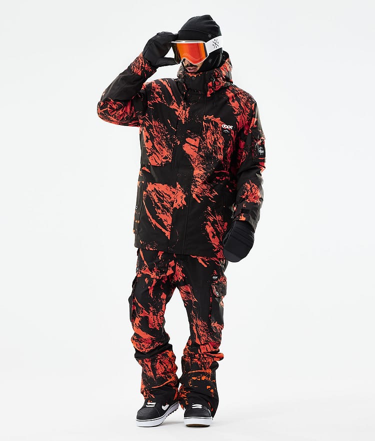 Dope Adept 21 Snowboardjakke Herre Paint Orange, Image 4 of 11