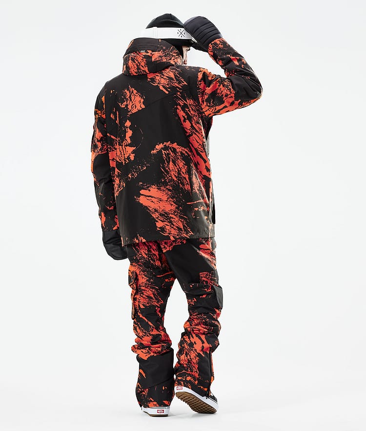 Dope Adept 21 Snowboardjakke Herre Paint Orange, Image 6 of 11