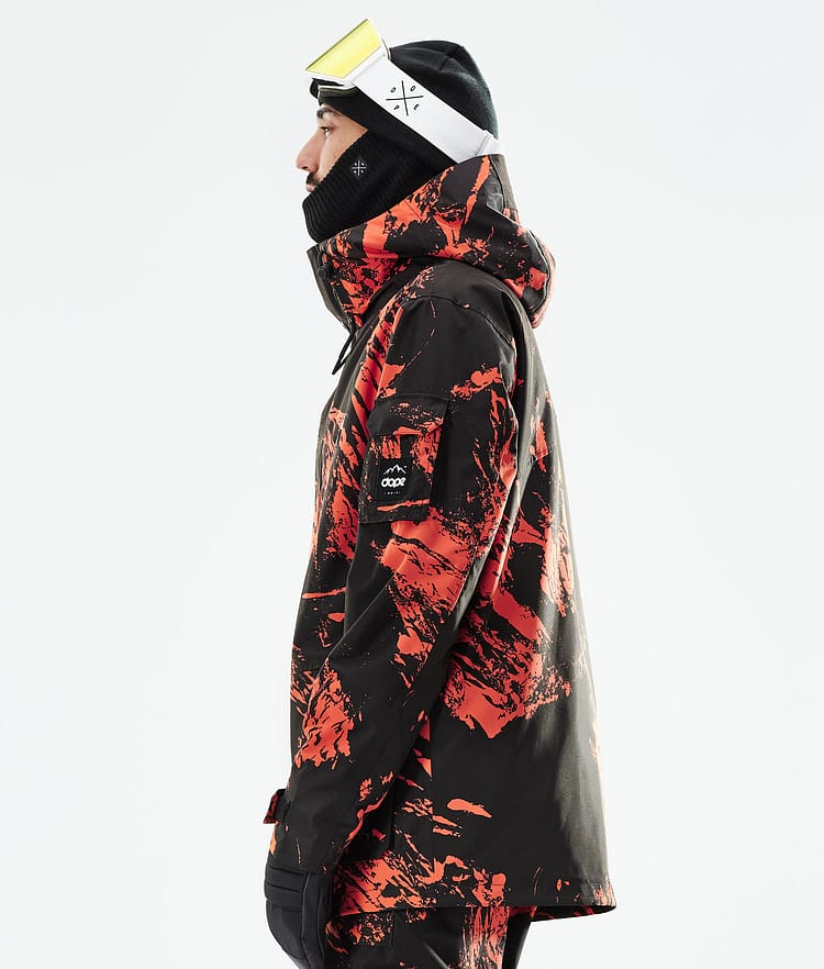 Dope Adept 21 Snowboardjakke Herre Paint Orange, Image 7 of 11