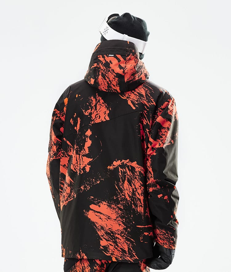 Dope Adept 21 Snowboardjakke Herre Paint Orange, Image 8 of 11