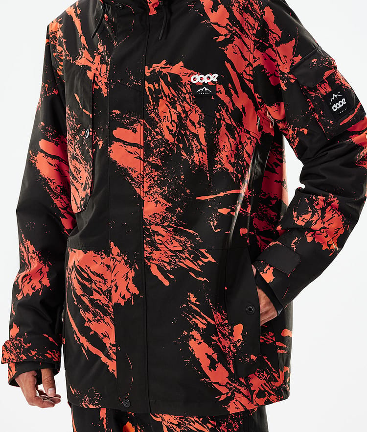 Dope Adept 21 Snowboardjakke Herre Paint Orange, Image 9 of 11