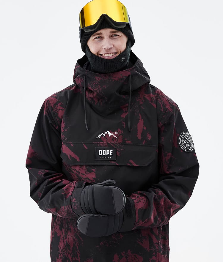 Dope Blizzard 21 Skijakke Herre Paint Burgundy, Image 2 of 9