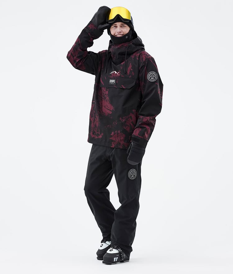 Dope Blizzard 21 Skijakke Herre Paint Burgundy, Image 3 of 9