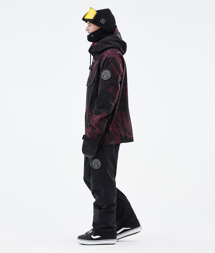 Dope Blizzard 21 Snowboardjakke Herre Paint Burgundy, Image 4 of 9