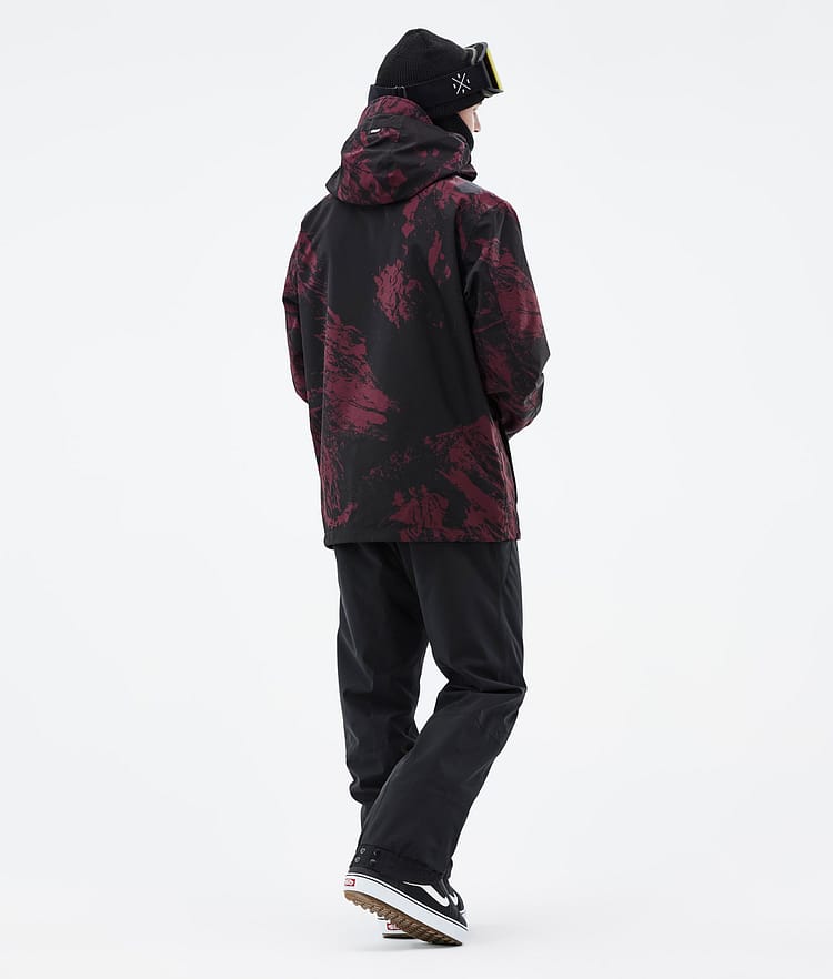 Dope Blizzard 21 Snowboardjakke Herre Paint Burgundy, Image 5 of 9
