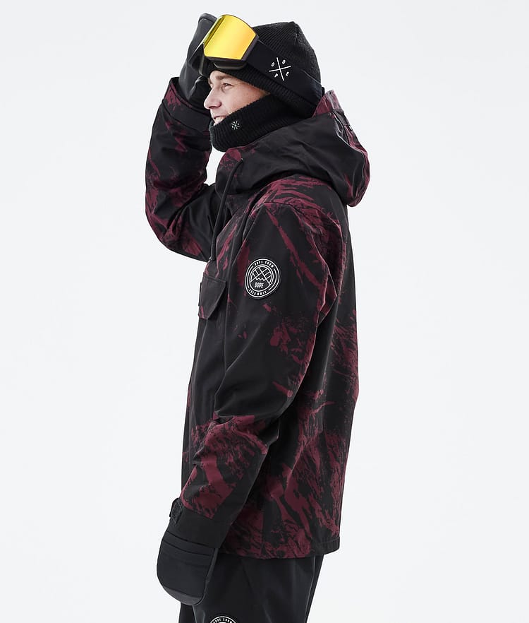 Dope Blizzard 21 Skijakke Herre Paint Burgundy, Image 6 of 9