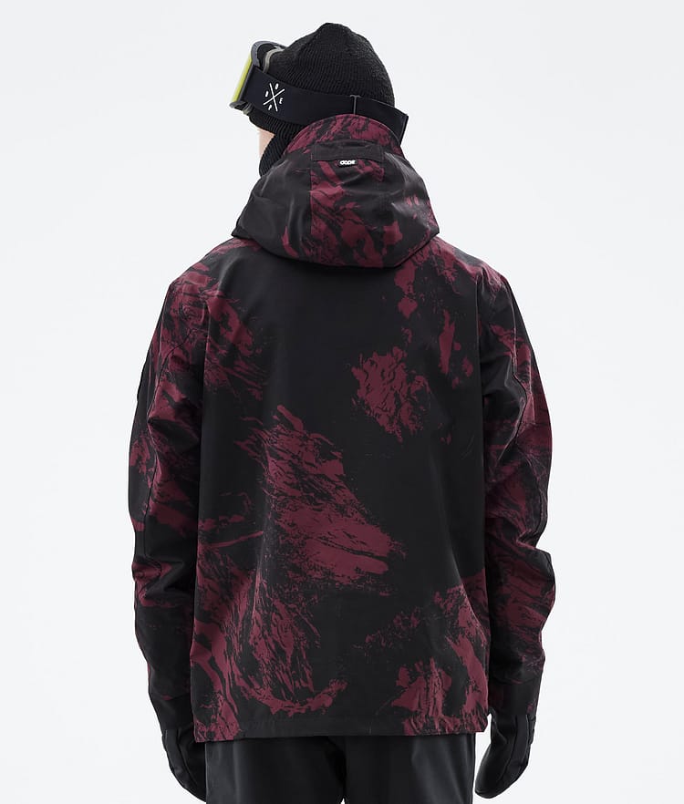 Dope Blizzard 21 Skijakke Herre Paint Burgundy, Image 7 of 9