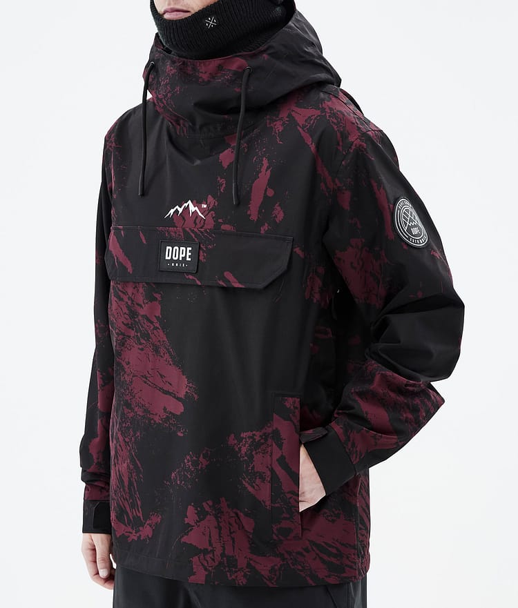 Dope Blizzard 21 Skijakke Herre Paint Burgundy, Image 8 of 9