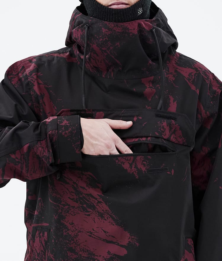 Dope Blizzard 21 Snowboardjakke Herre Paint Burgundy, Image 9 of 9