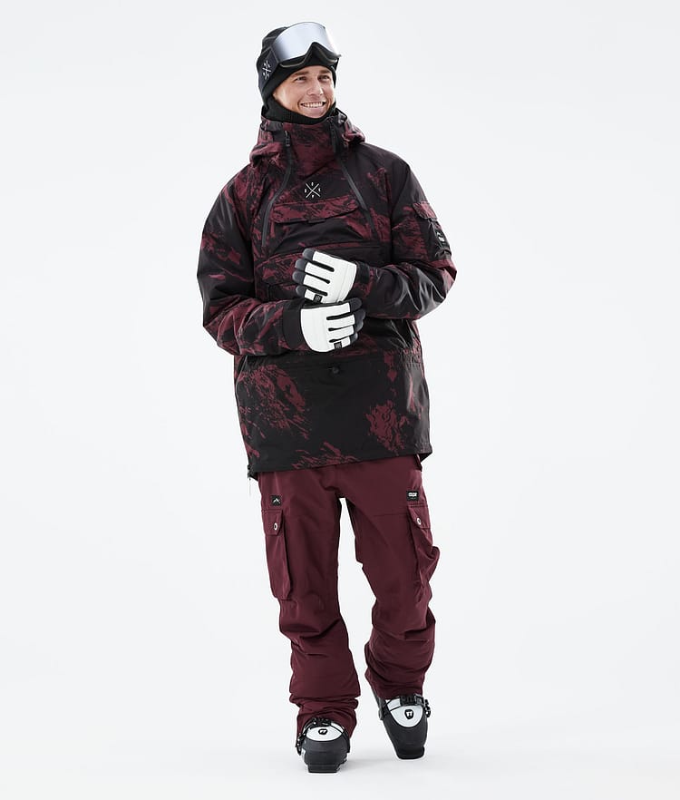 Dope Akin 21 Skijakke Herre Paint Burgundy, Image 4 of 10