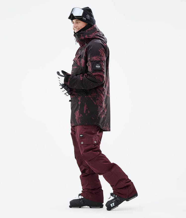 Dope Akin 21 Skijakke Herre Paint Burgundy, Image 5 of 10