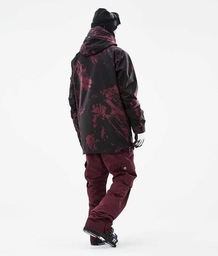 Dope Akin 21 Skijakke Herre Paint Burgundy, Image 6 of 10