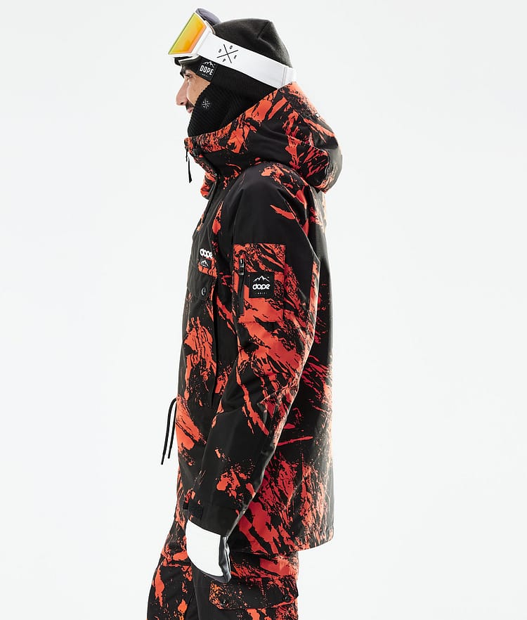 Dope Annok 21 Snowboardjakke Herre Paint Orange, Image 2 of 10