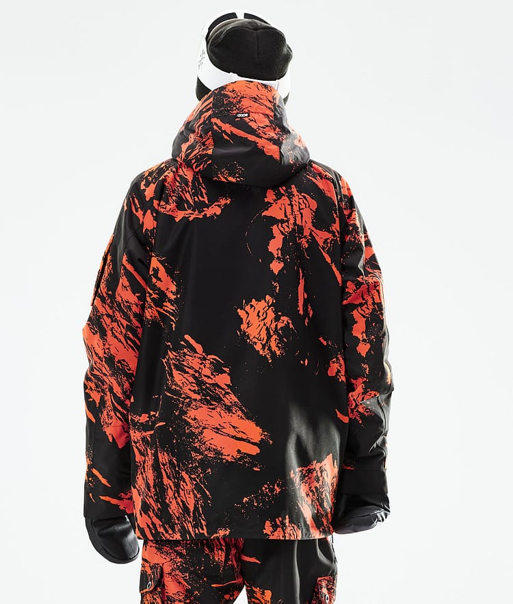 Dope Annok 21 Snowboardjakke Herre Paint Orange, Image 3 of 10