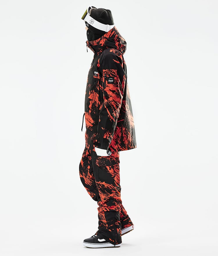 Dope Annok 21 Snowboardjakke Herre Paint Orange, Image 4 of 10