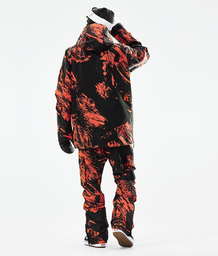Dope Annok 21 Snowboardjakke Herre Paint Orange, Image 5 of 10