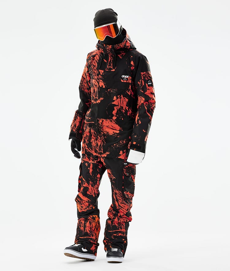 Dope Annok 21 Snowboardjakke Herre Paint Orange, Image 6 of 10