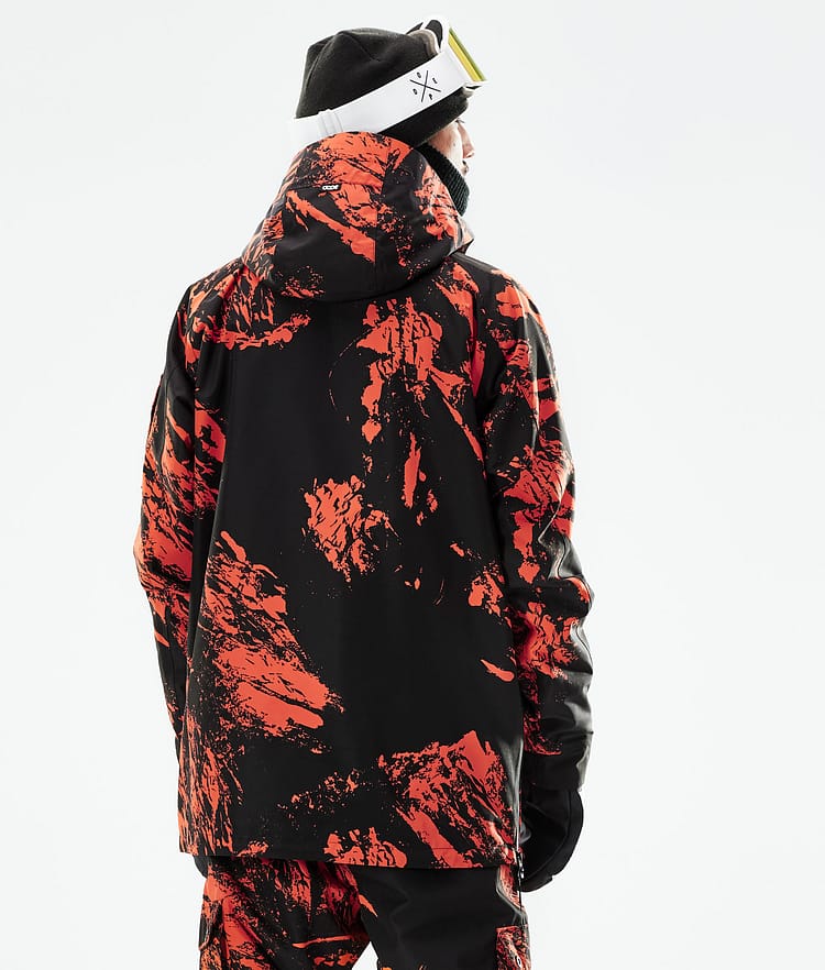 Dope Annok 21 Skijakke Herre Paint Orange, Image 8 of 10