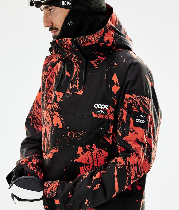 Dope Annok 21 Snowboardjakke Herre Paint Orange, Image 10 of 10