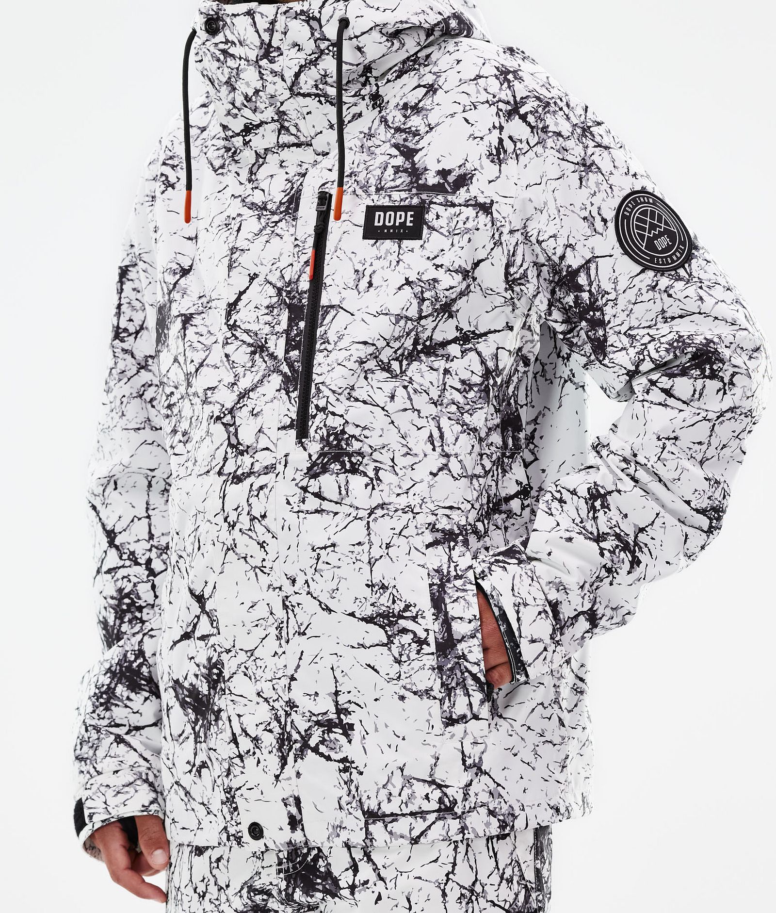 Dope Blizzard Full Zip 2021 Snowboardjakke Herre Rock, Bilde 9 av 11