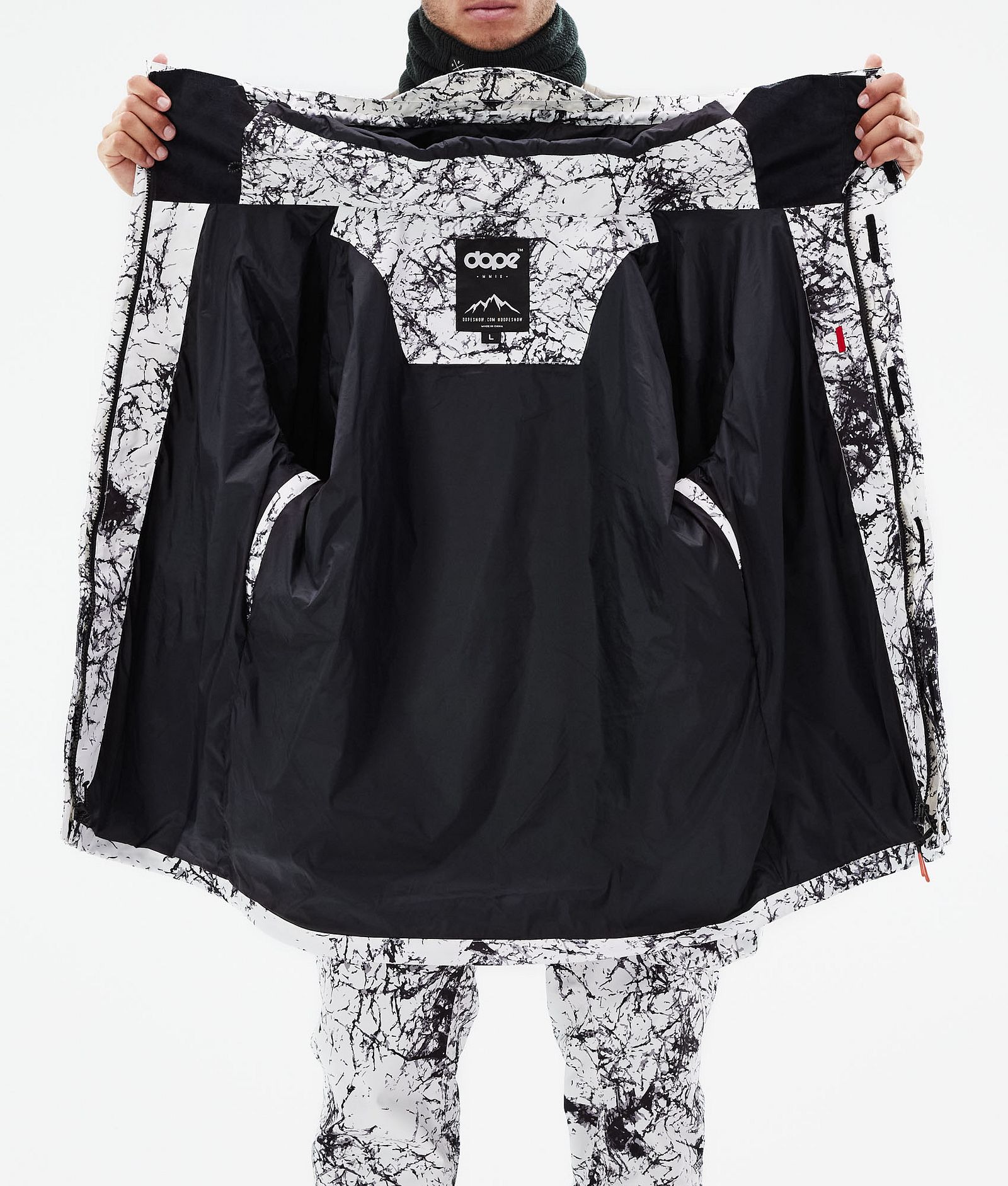 Dope Blizzard Full Zip 2021 Snowboardjakke Herre Rock, Bilde 11 av 11