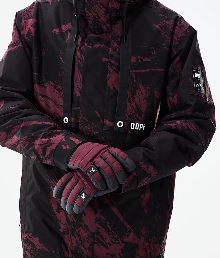 Dope Mojo Snowboardjakke Herre Paint Burgundy, Image 2 of 11