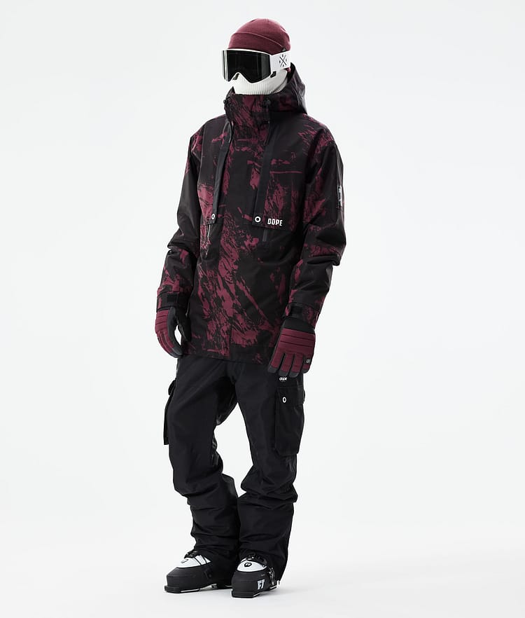 Dope Mojo Skijakke Herre Paint Burgundy, Image 4 of 11
