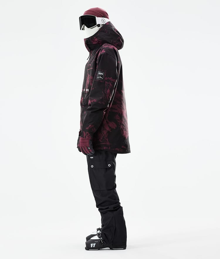 Dope Mojo Skijakke Herre Paint Burgundy, Image 5 of 11