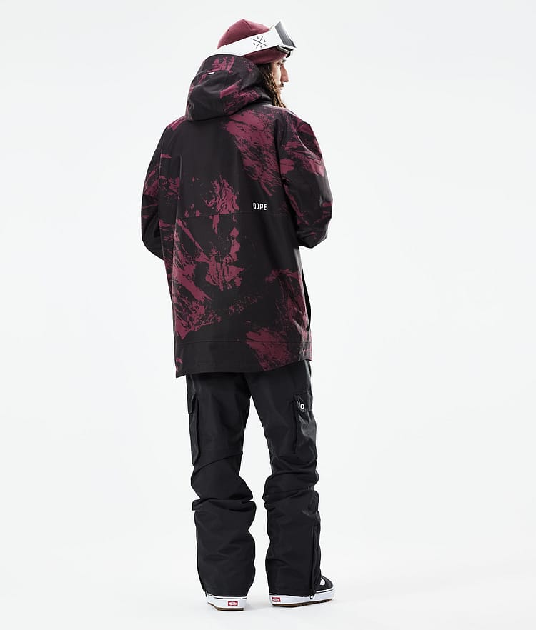Dope Mojo Snowboardjakke Herre Paint Burgundy, Image 6 of 11