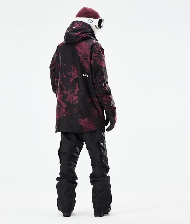 Dope Mojo Skijakke Herre Paint Burgundy, Image 6 of 11