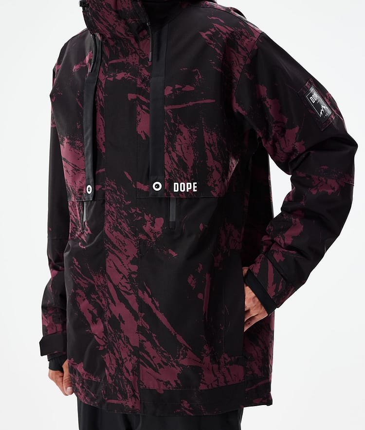 Dope Mojo Skijakke Herre Paint Burgundy, Image 9 of 11