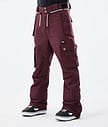 Dope Iconic 21 Snowboardbukse Herre Burgundy
